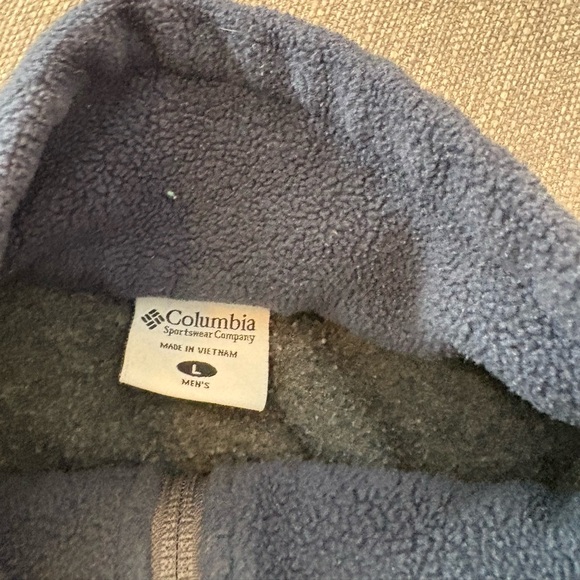 Gray Columbia Quarter-Zip Fleece Pullover - Picture 4 of 5